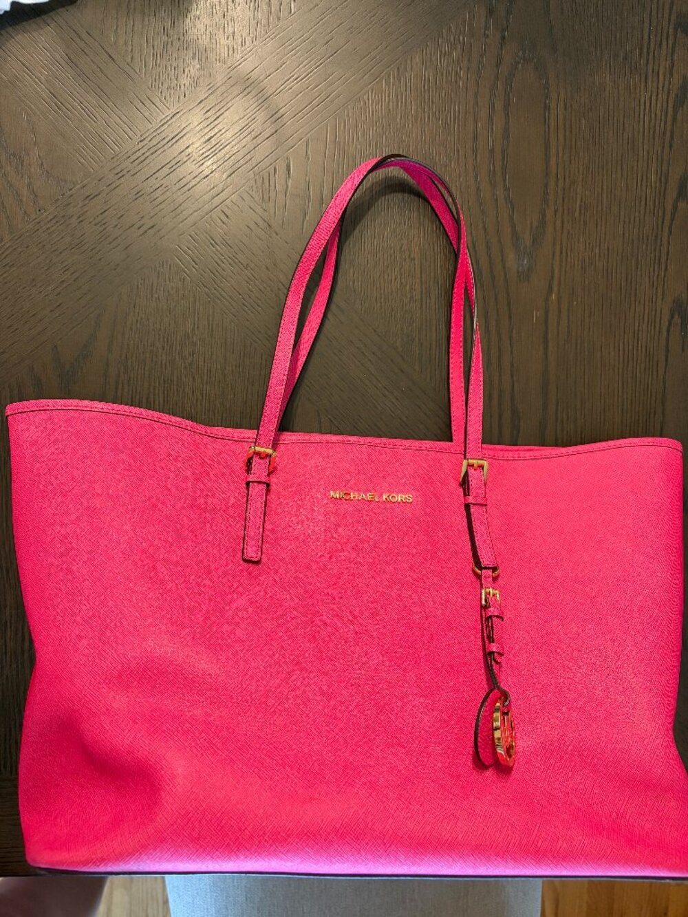 Pink Michael Kors Tote Bag